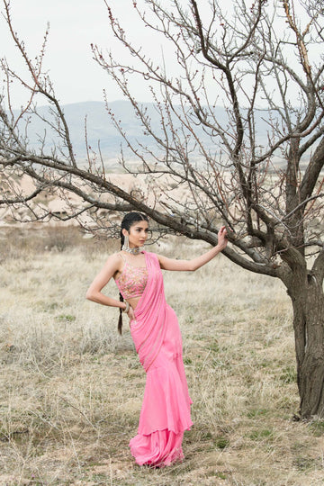 Drape Skirt Saree