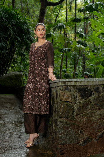 Long Handwork Suit With Pant