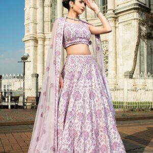 lavender-lehenga