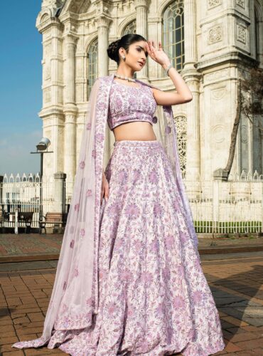 lavender-lehenga