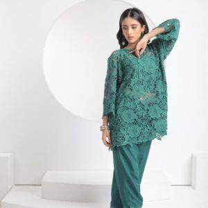 Emerald Green Lace Co-ord Set